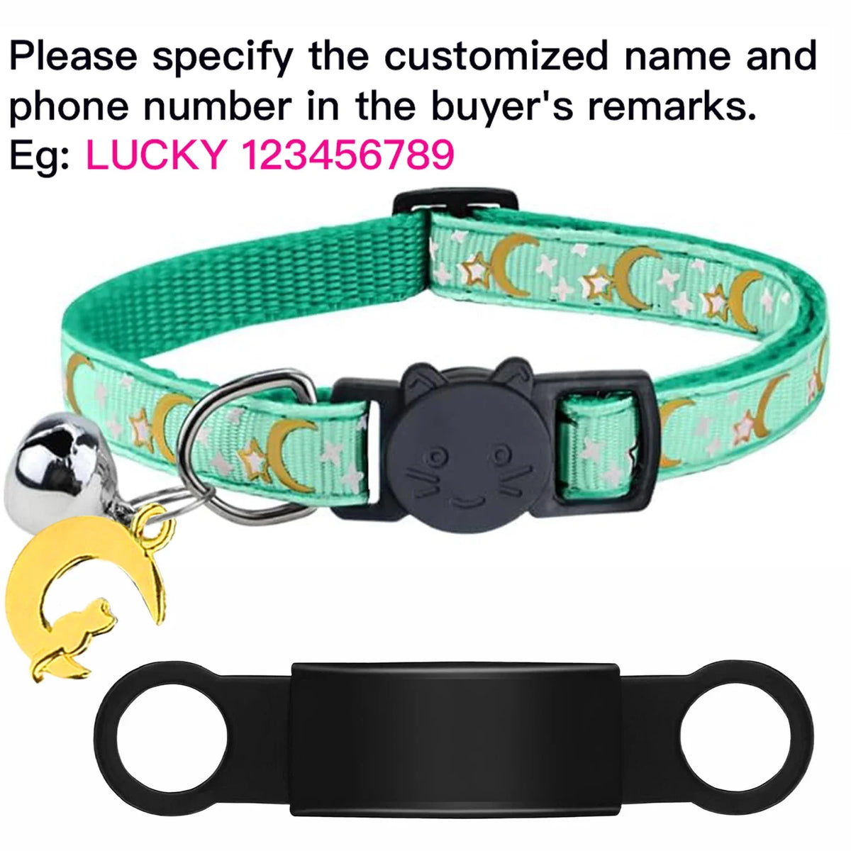 Custom Glow Cat Collar Free Engraved - ProPawPet.com
