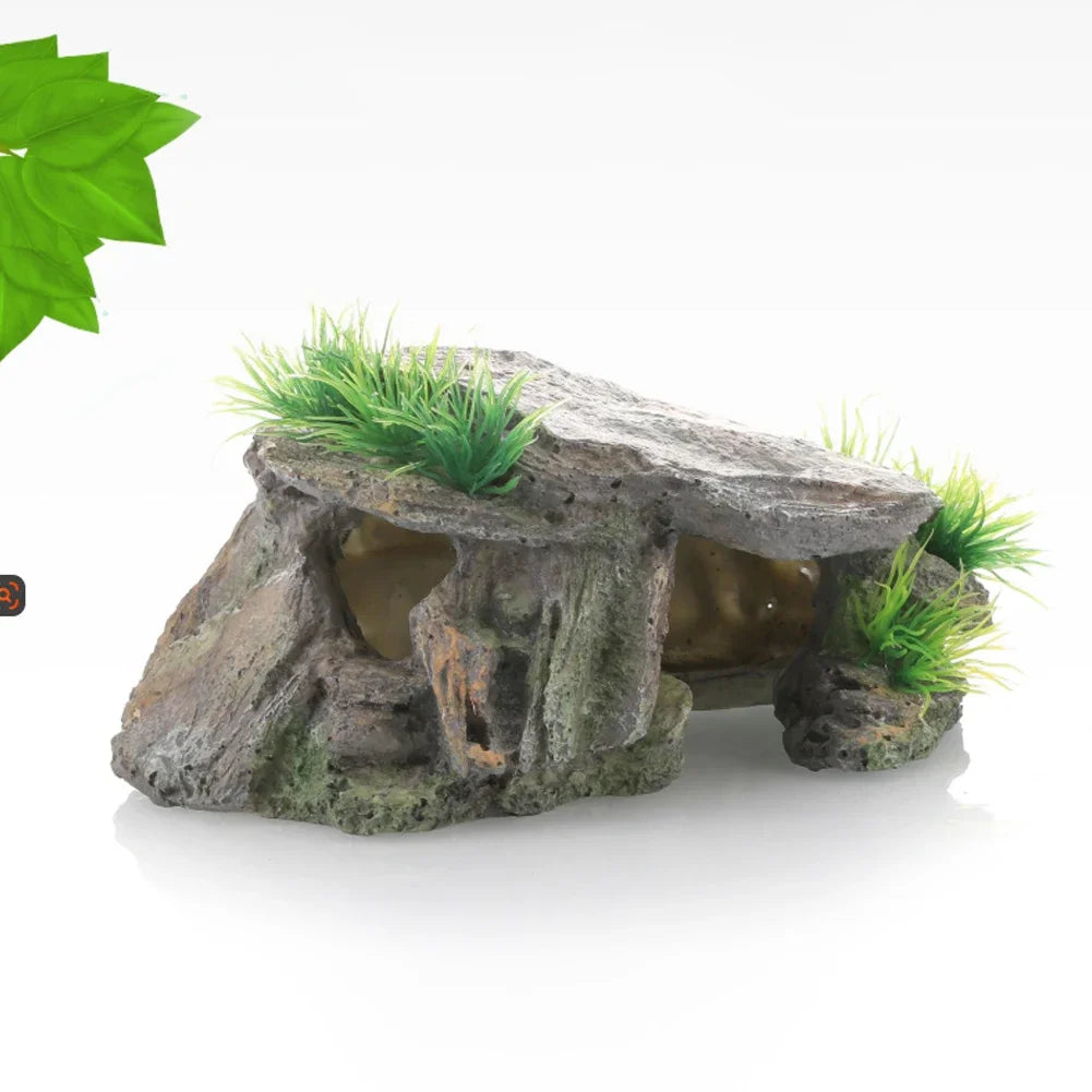 Resin Reptile Pet Rock Hide Cave Resin - ProPawPet.com
