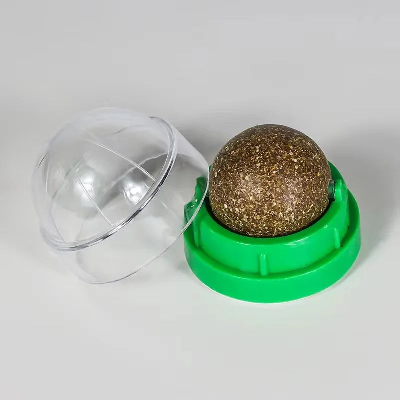 KEMORELA Catnip Cat Wall Stick-on Ball Toy - ProPawPet.com