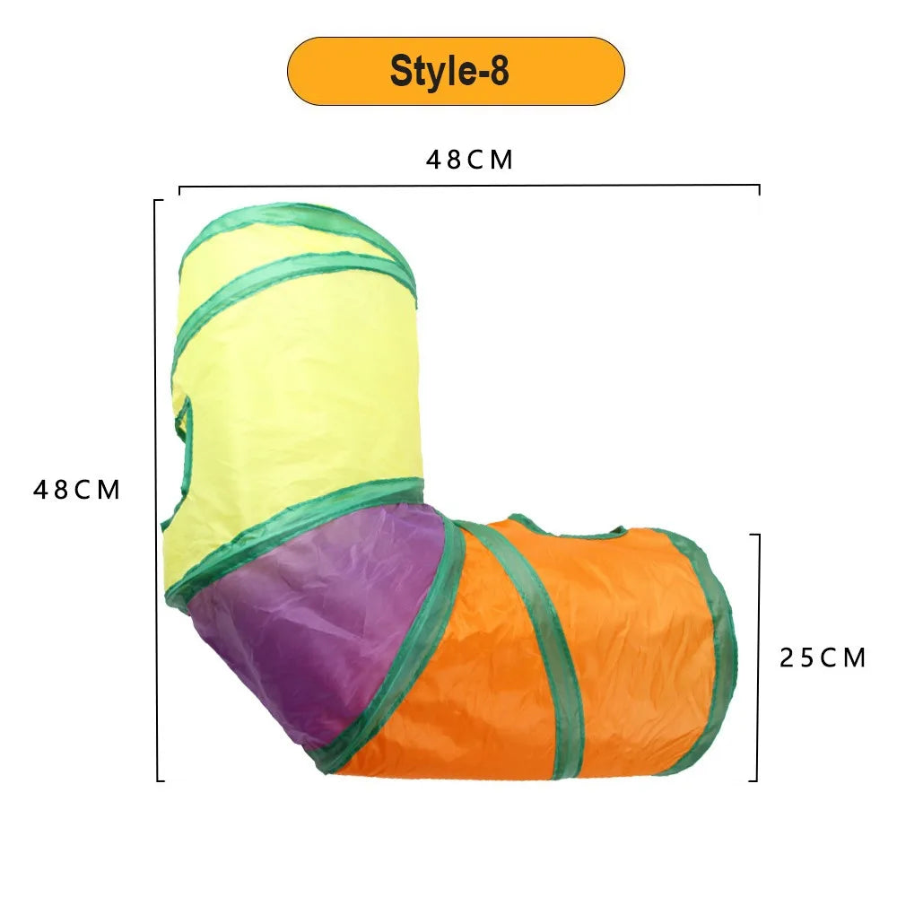 Polyester+Steel Wire Cat Tunnel Tube - ProPawPet.com