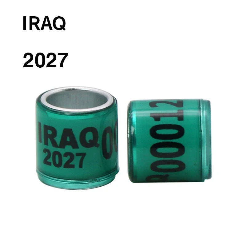 27 Aluminum Plastic Pigeon Foot Ring – Bird Supplies