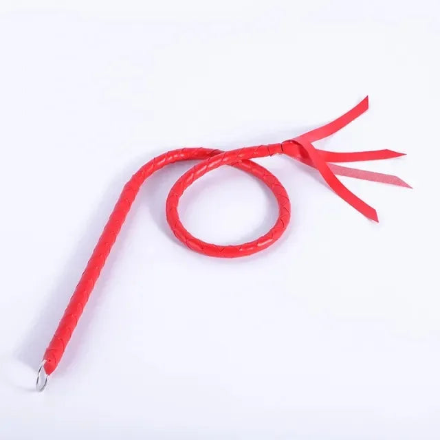 118cm PU Leather Horse Whip – 4 Colors