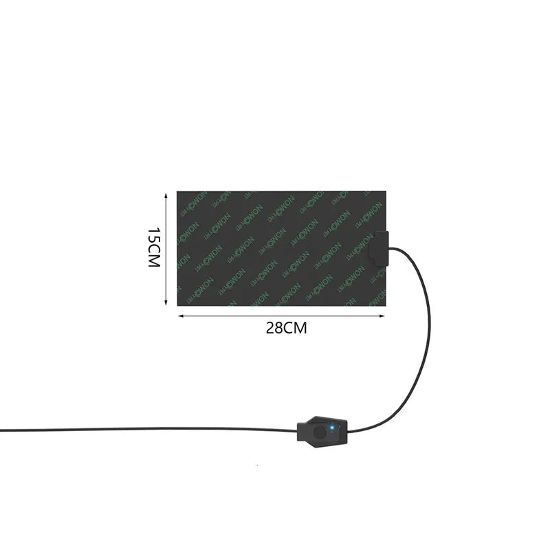 5-48w Reptile Terrarium Heat Pad Climbing Pet Heating Warm, Adjustable