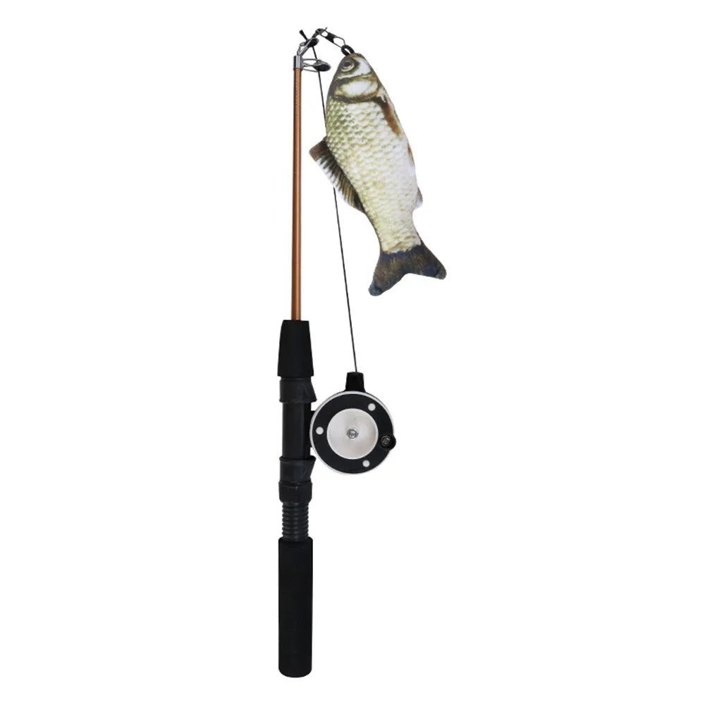 Retractable Cat Teaser Wand Plaything – 6 Colors