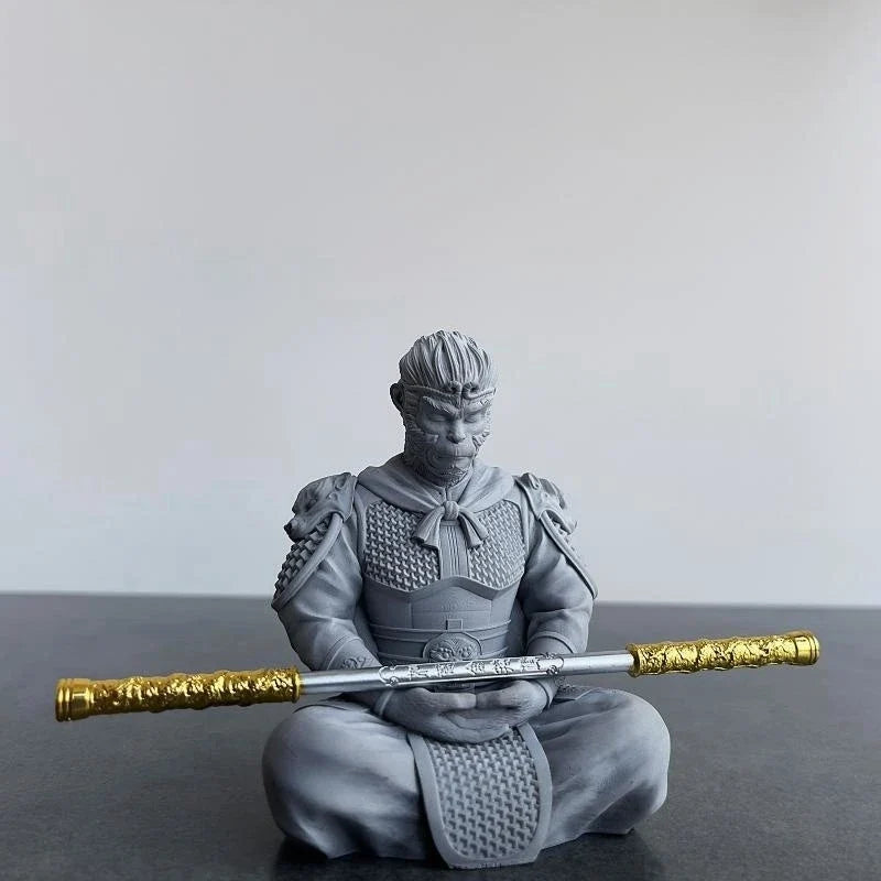 Fish Tank Landscape Sun Wukong Battle Buddha Decoration – Aquarium Supplies