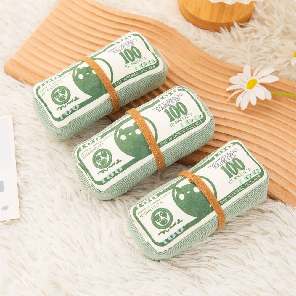 Interactive 1 Money-shaped Non-biting Durable Ringing Toy – Dog Toys & Play