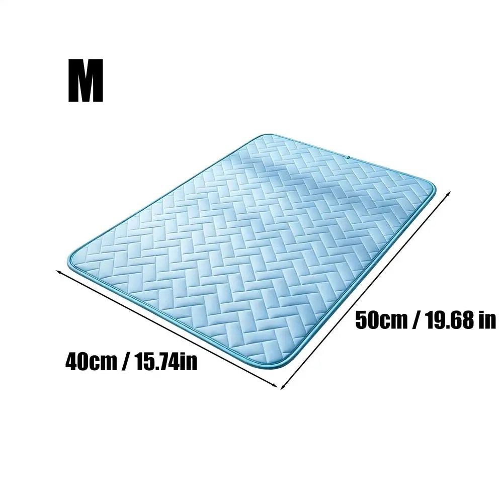 Ice Silk Cooling Pad for Dogs Breathable Pet Kennel – 5 Colors