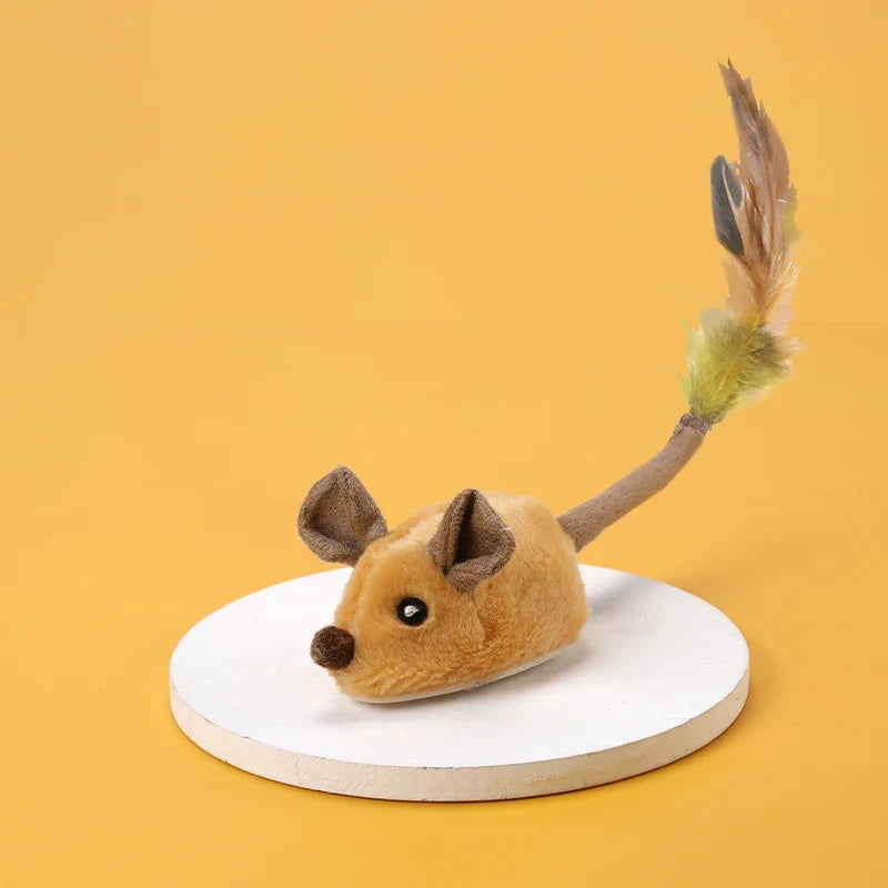 Smart Running Mouse Cat Toy Interactive Random Moving Electric – 3 Colors