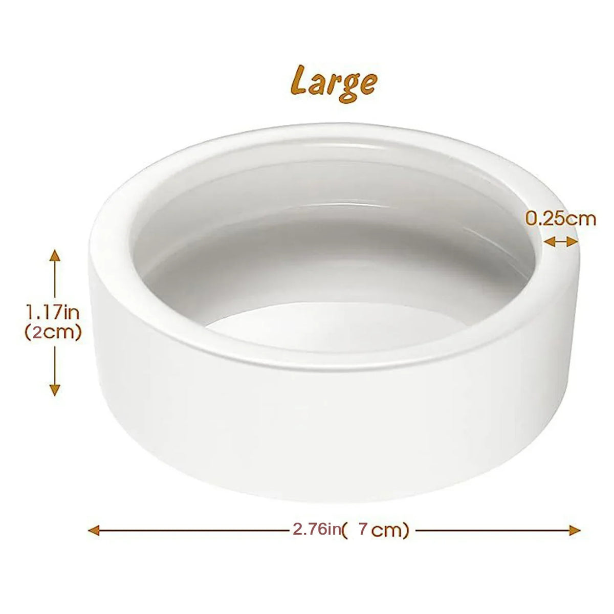 Ceramic Reptile Food Dish