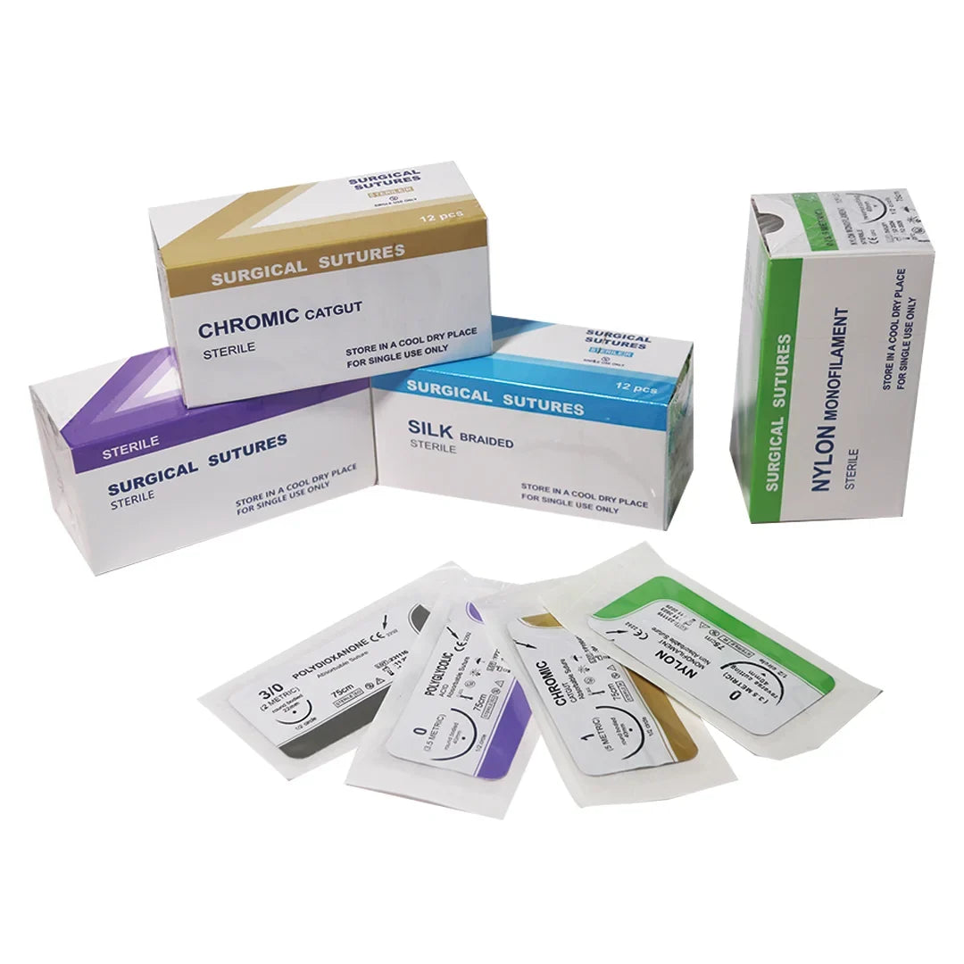 12Pcs 75cm Surgical Suture Vicryl 1 0 2/0 - ProPawPet.com