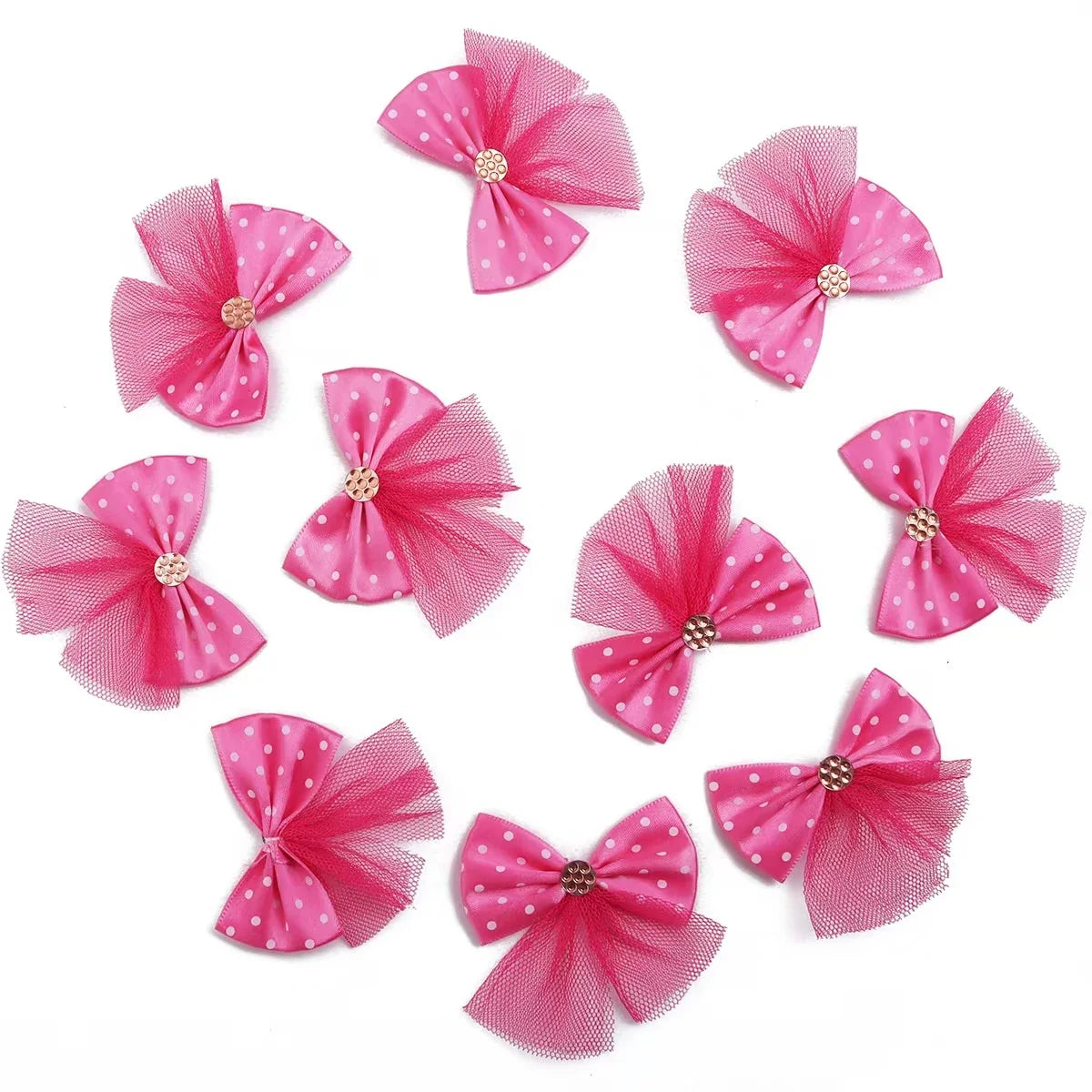 5/10pcs Lace Dog Hairbows Dog Bows With - ProPawPet.com