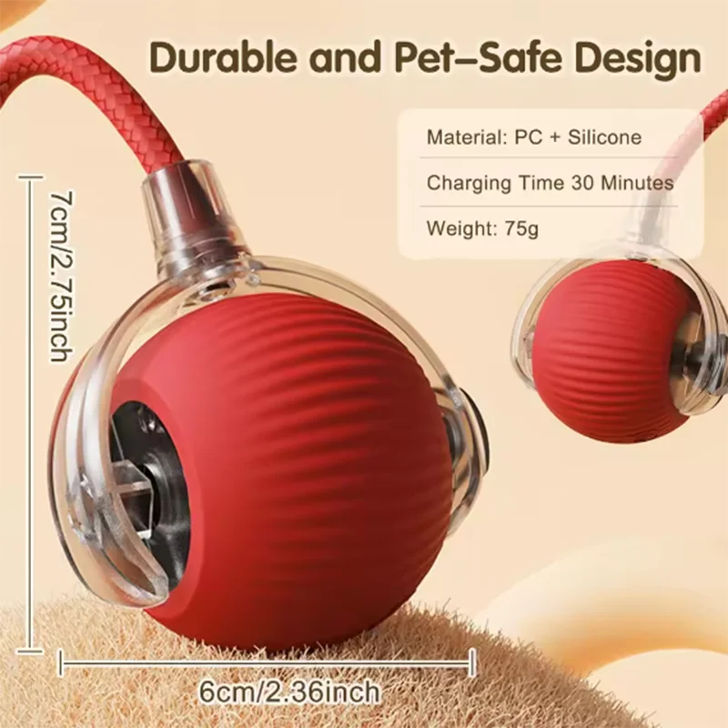 Cat Interactive ball Toy, Automatic Rolling - ProPawPet.com