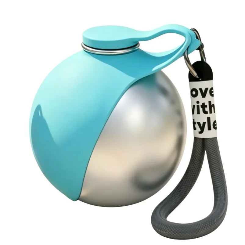 Silicone 330ml Dog Water Bottle Portable Pet Dispenser