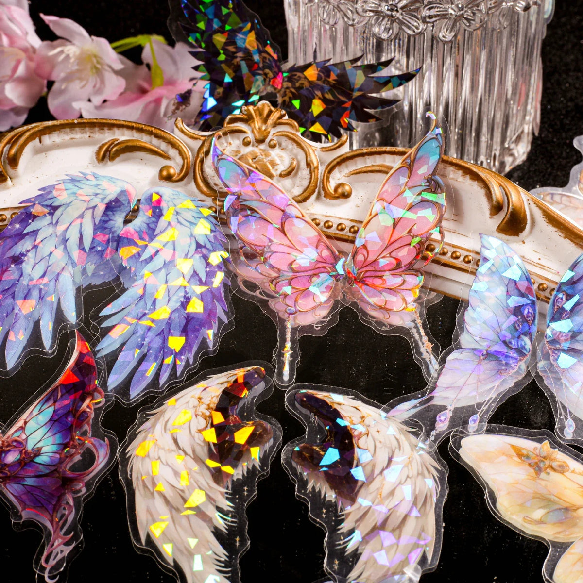 20 pcs Angel Wings PET Stickers pack Junk - ProPawPet.com