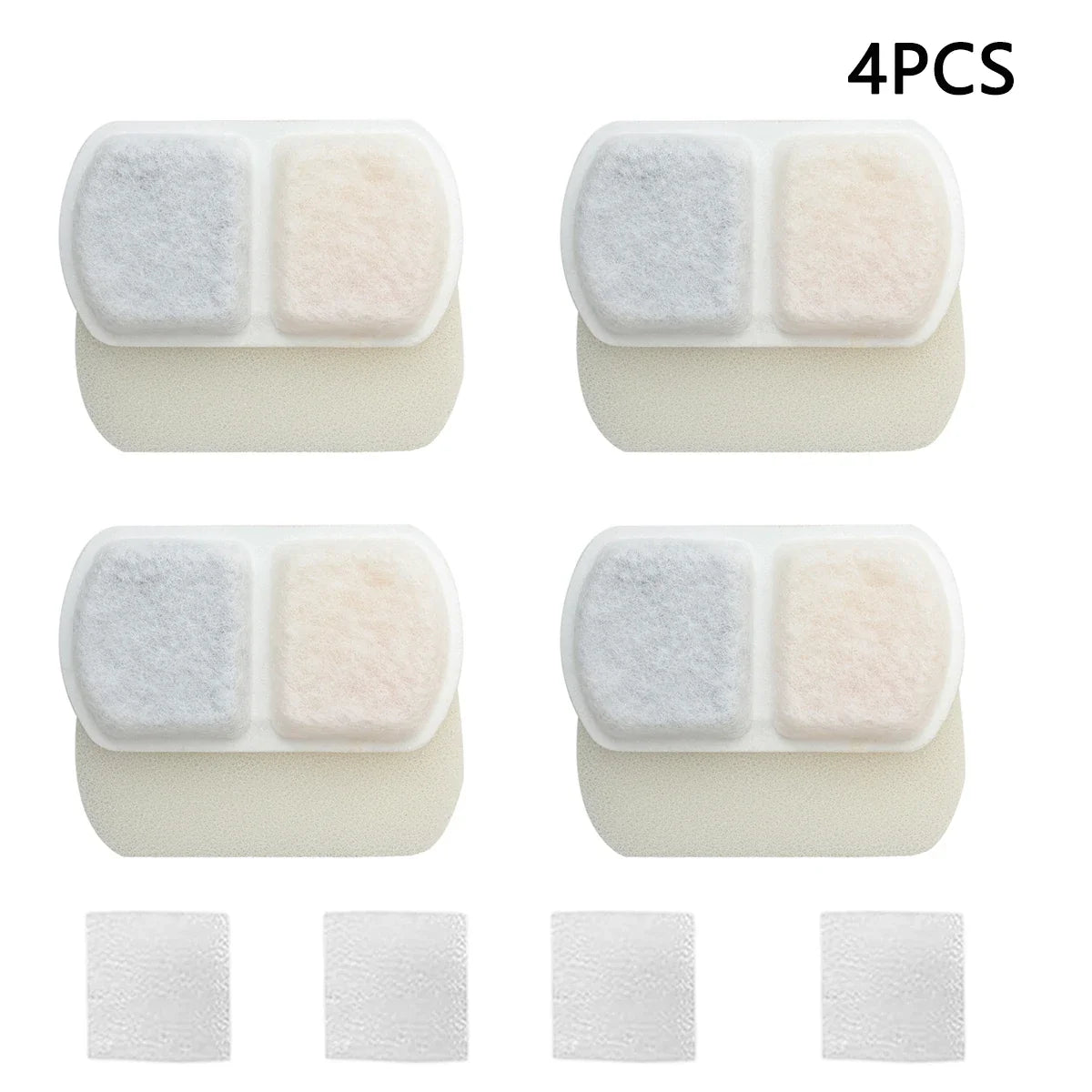4 10 8l Pet Fountain Carbon Replacement Filters – 3 Colors