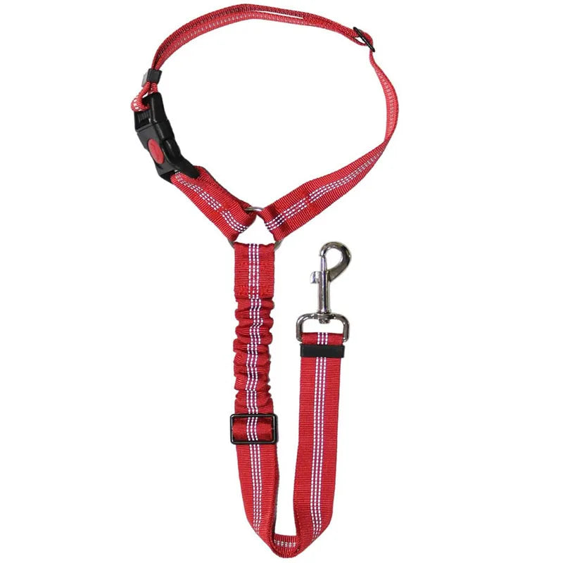 Reflective Dog Car Seat Belt Puppy Walking Travel Accessories – Dog Supplies