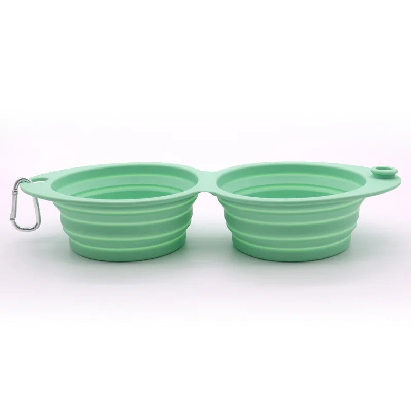Dog Bowl, Food Food-grade Silicone Pet Folding Bowl