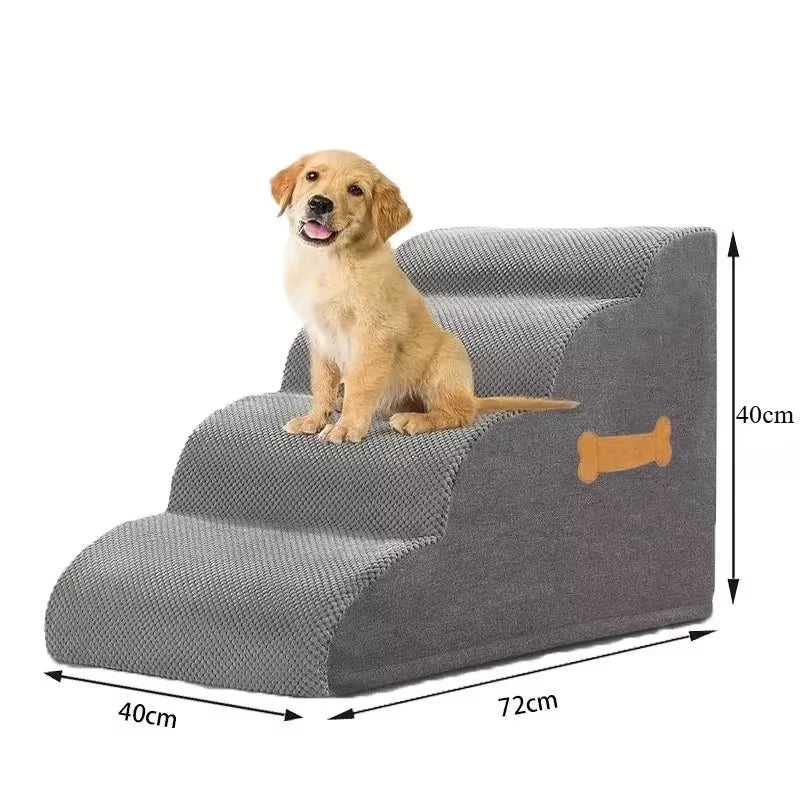 Ladder Dogs Pets Bone Shape Puppy Stairs – Car Seats & Car Accessories