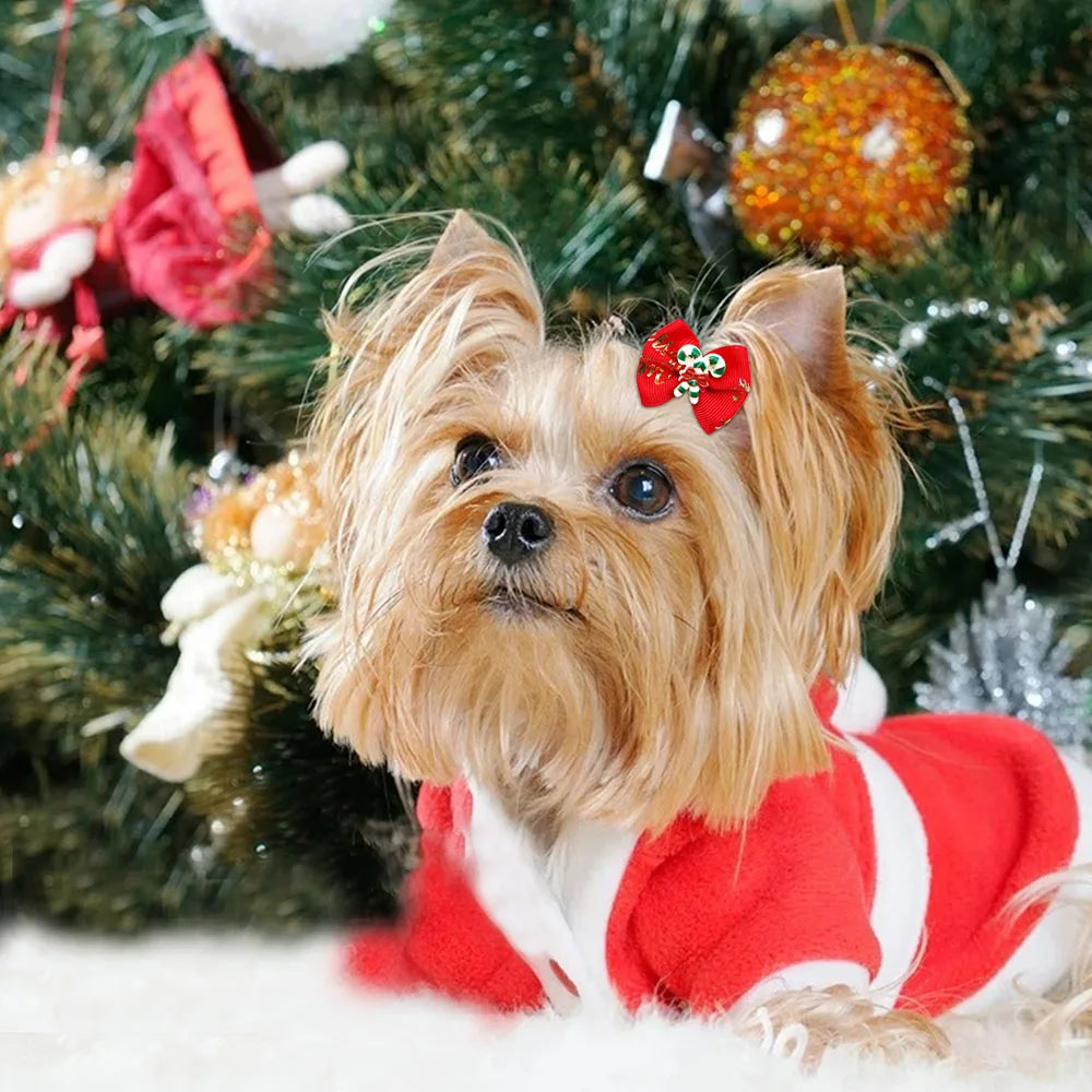 Puppy Bows 10/20/30PCS Handmade Dog Hair - ProPawPet.com