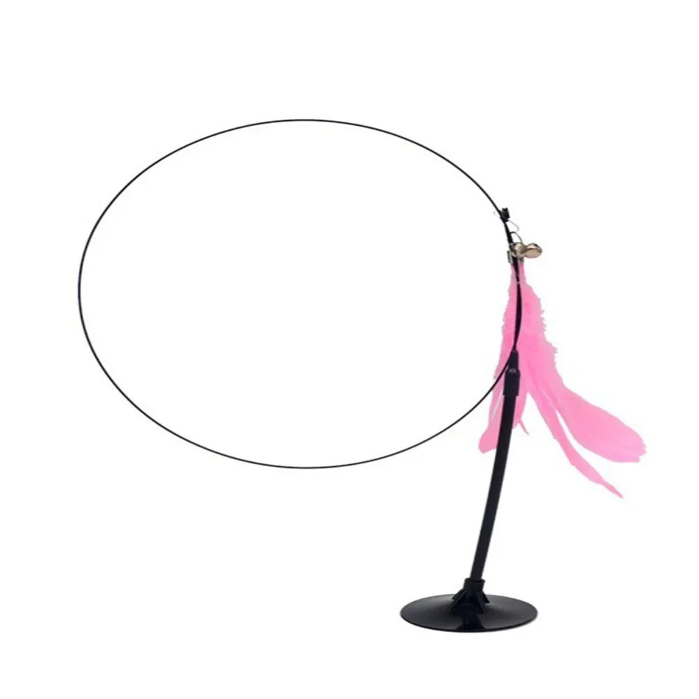 Detachable Cat Teasing Wand with Bell Long Pole Toys – Cat Supplies