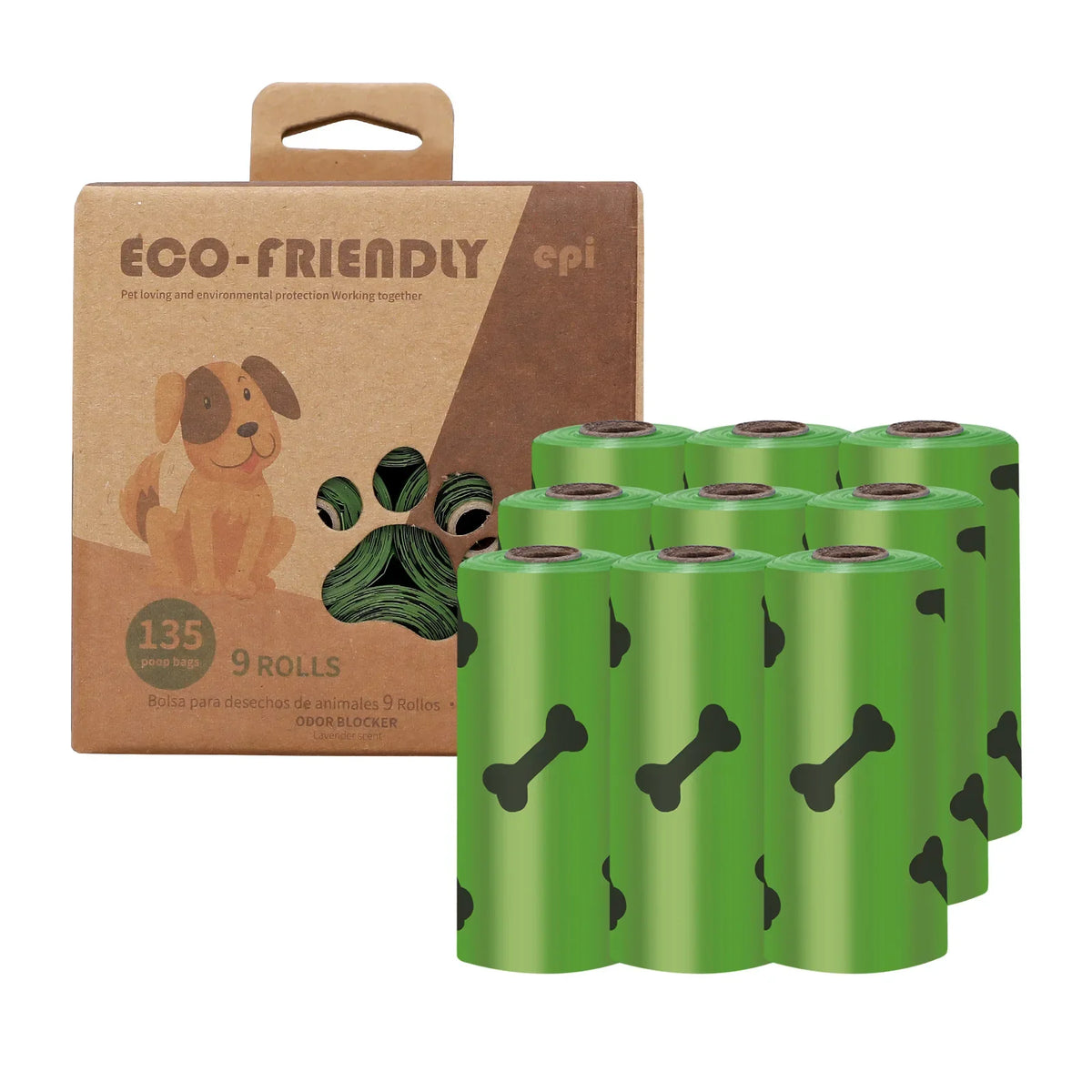 EPI Biodegradable Pet Garbage Bag Dog Poop - ProPawPet.com