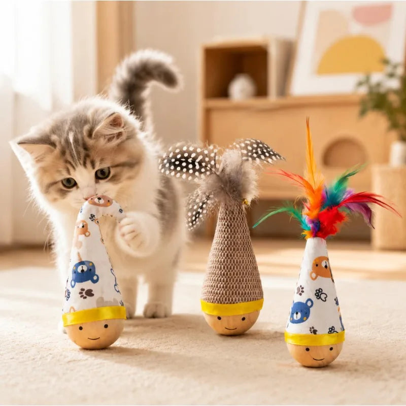 Cat Interactive Toys Funny Feather Kitten - ProPawPet.com