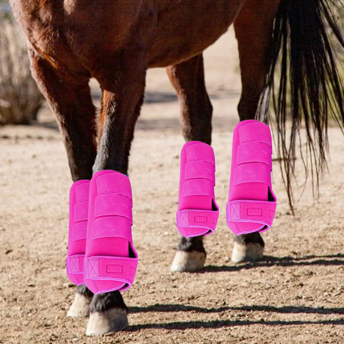 4pcs Horse Boots Leg Guard Protector Riding - ProPawPet.com