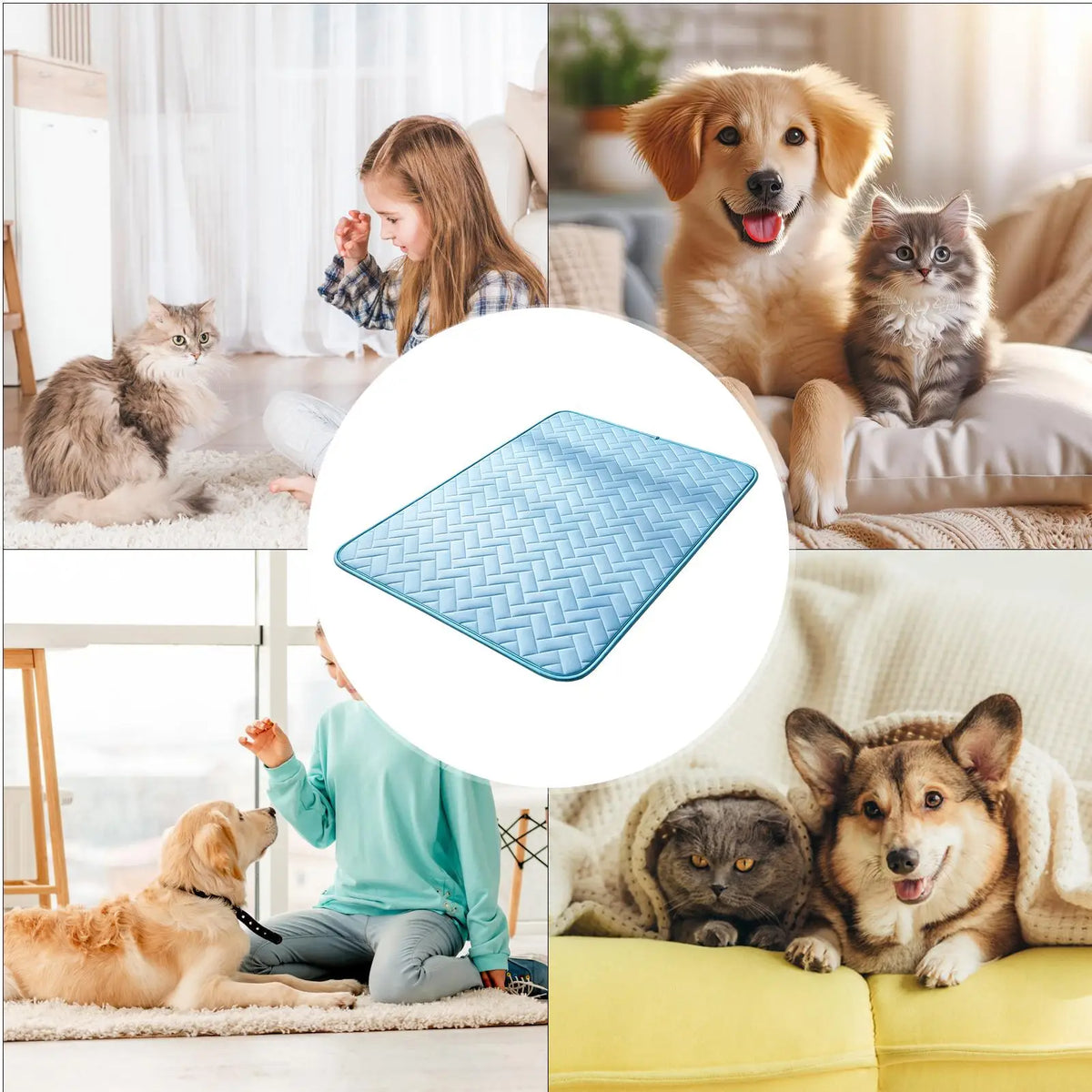 Pet Ice silk Mats Summer Cat Dog Sofa Nest - ProPawPet.com