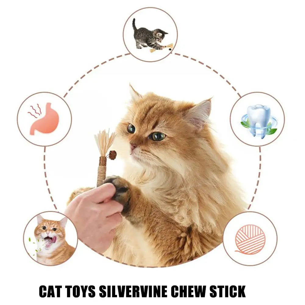 Silvervine Cat Chew Stick Natural‑Wood Cats - ProPawPet.com