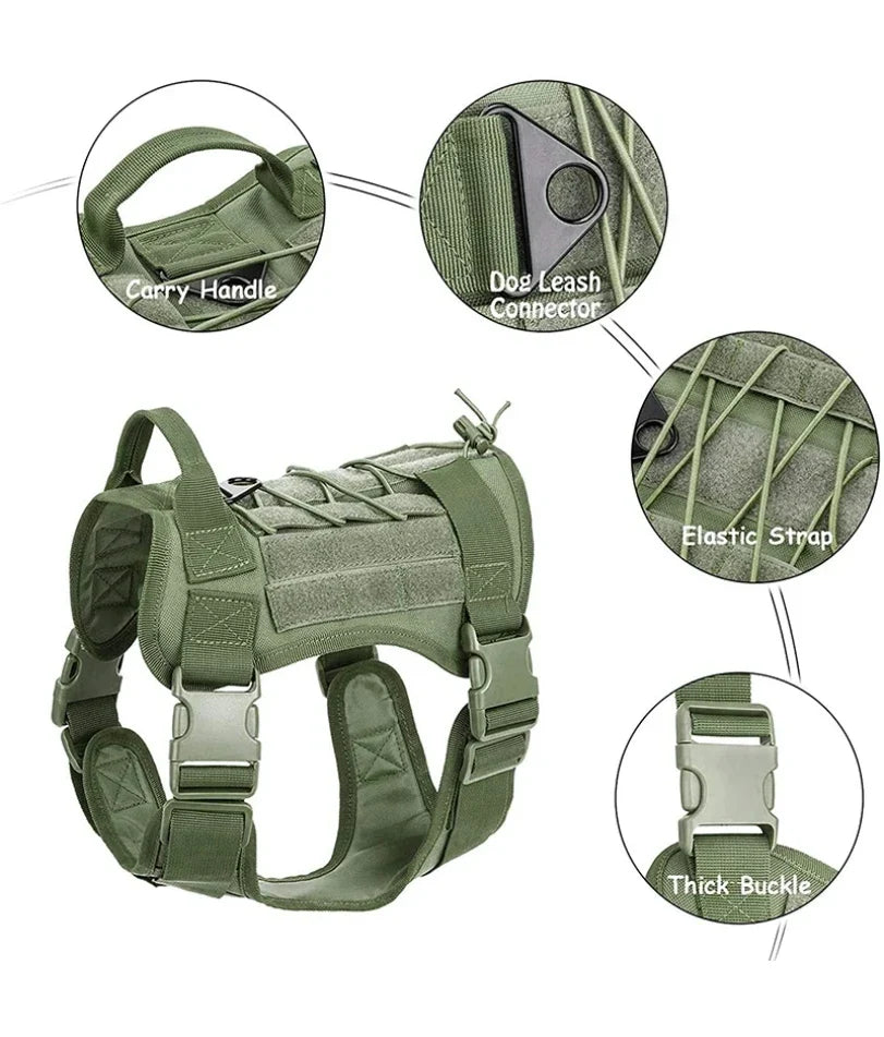 Tactical Dog Harness Military Training - ProPawPet.com