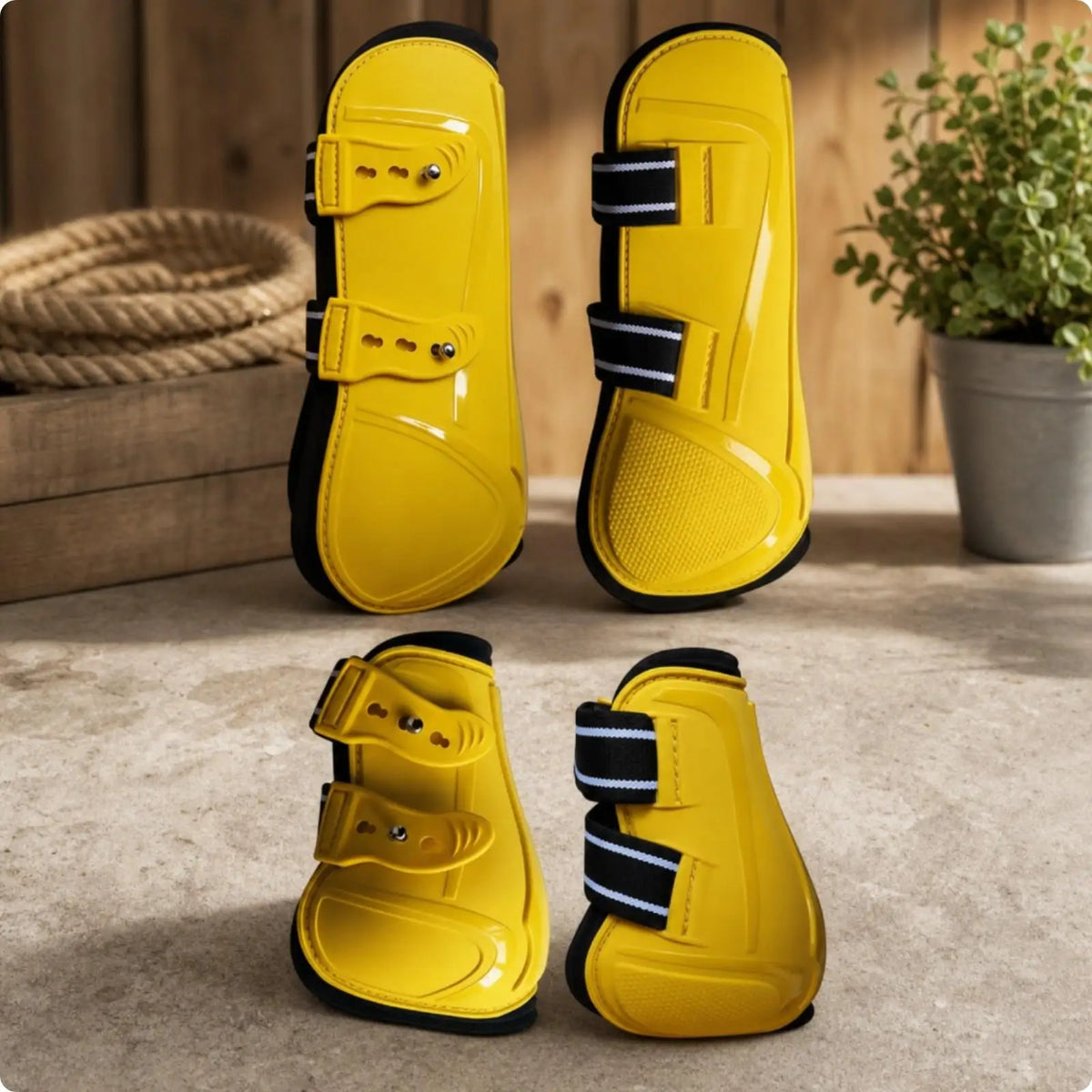 Horse Leg Protection Boots with PU Shell and - ProPawPet.com
