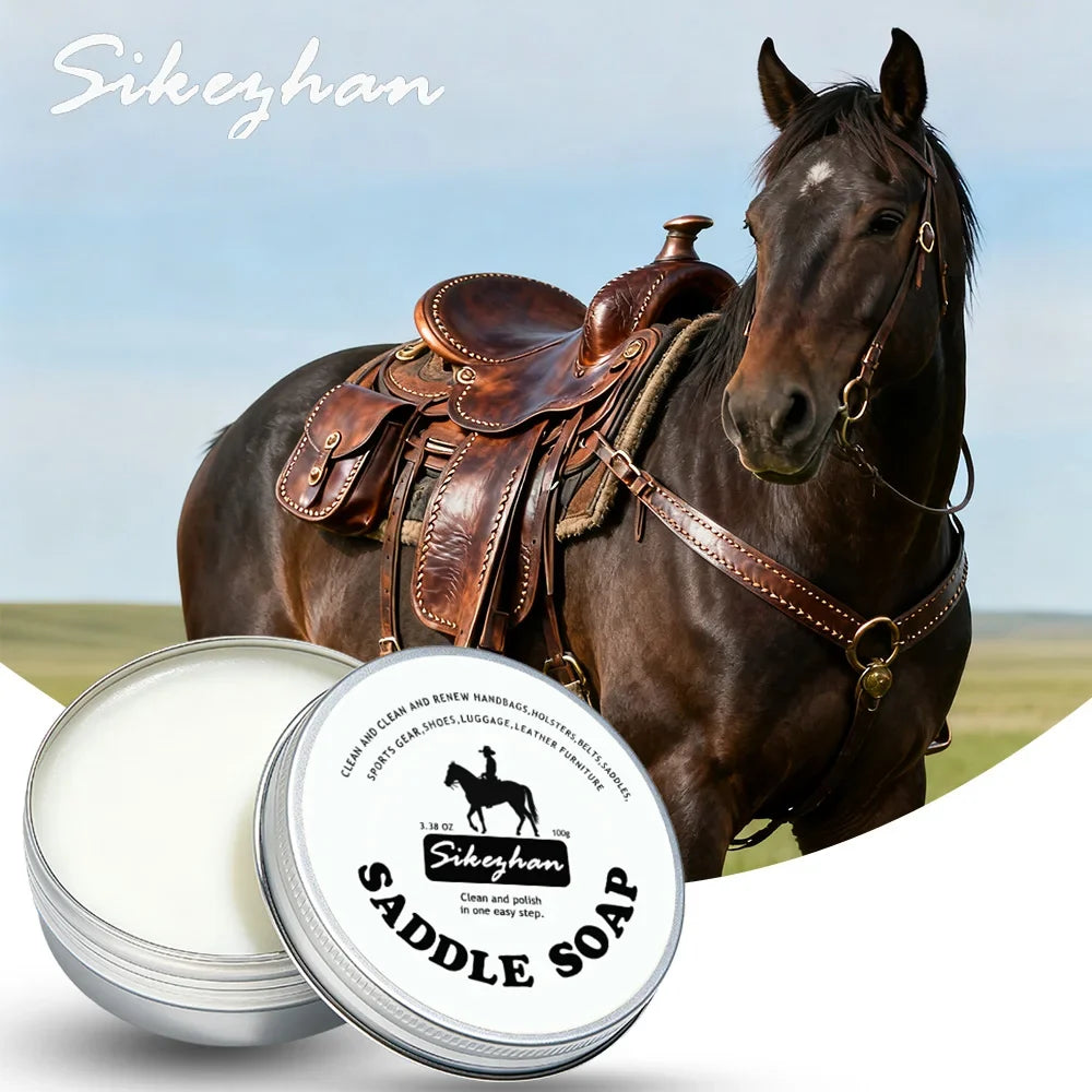 Natural Leather Saddle Maintenance and Care Cream Deep for Horses