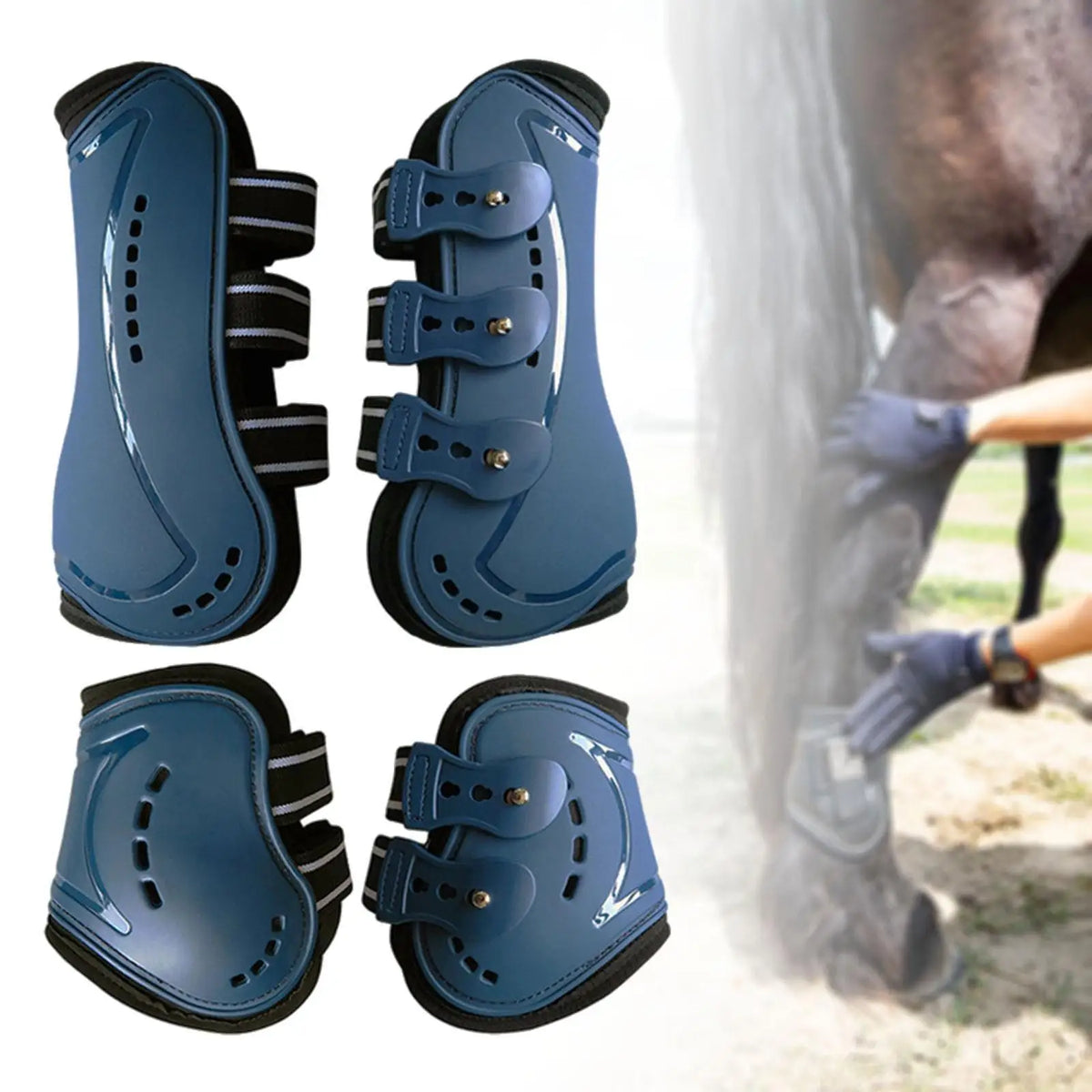 Horse Boots Breathable Leg Protection – 12 Colors