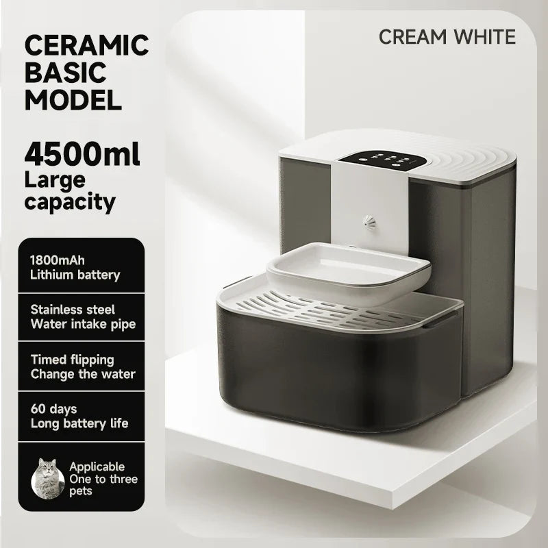 4.5l Smart Dump Pet Water Dispenser – Dog Supplies
