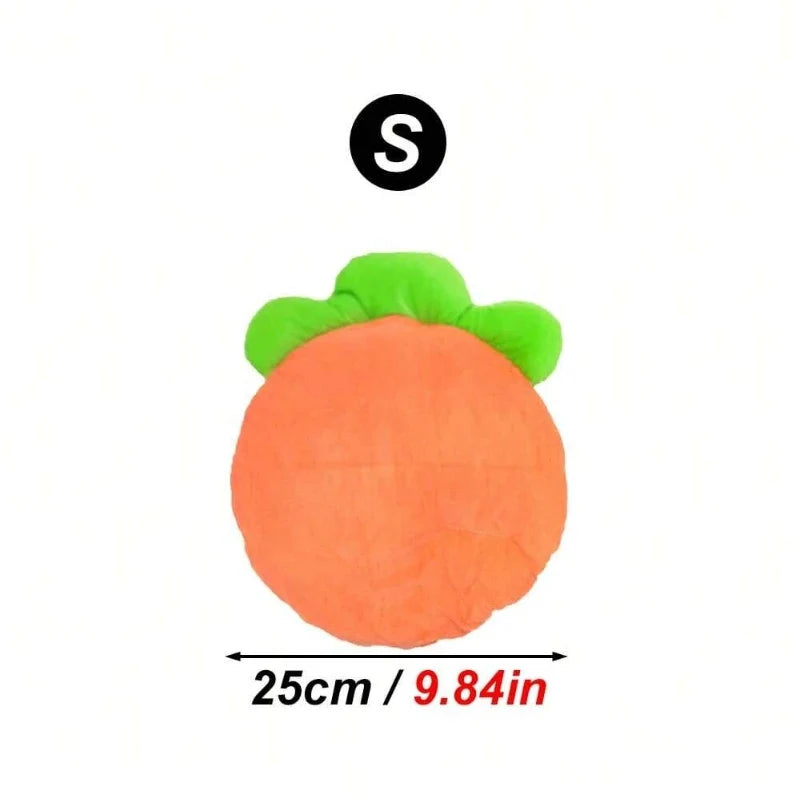 Warm Carrot Shaped Rabbit Pad Soft Breathable Cute Sofa – 3 Colors