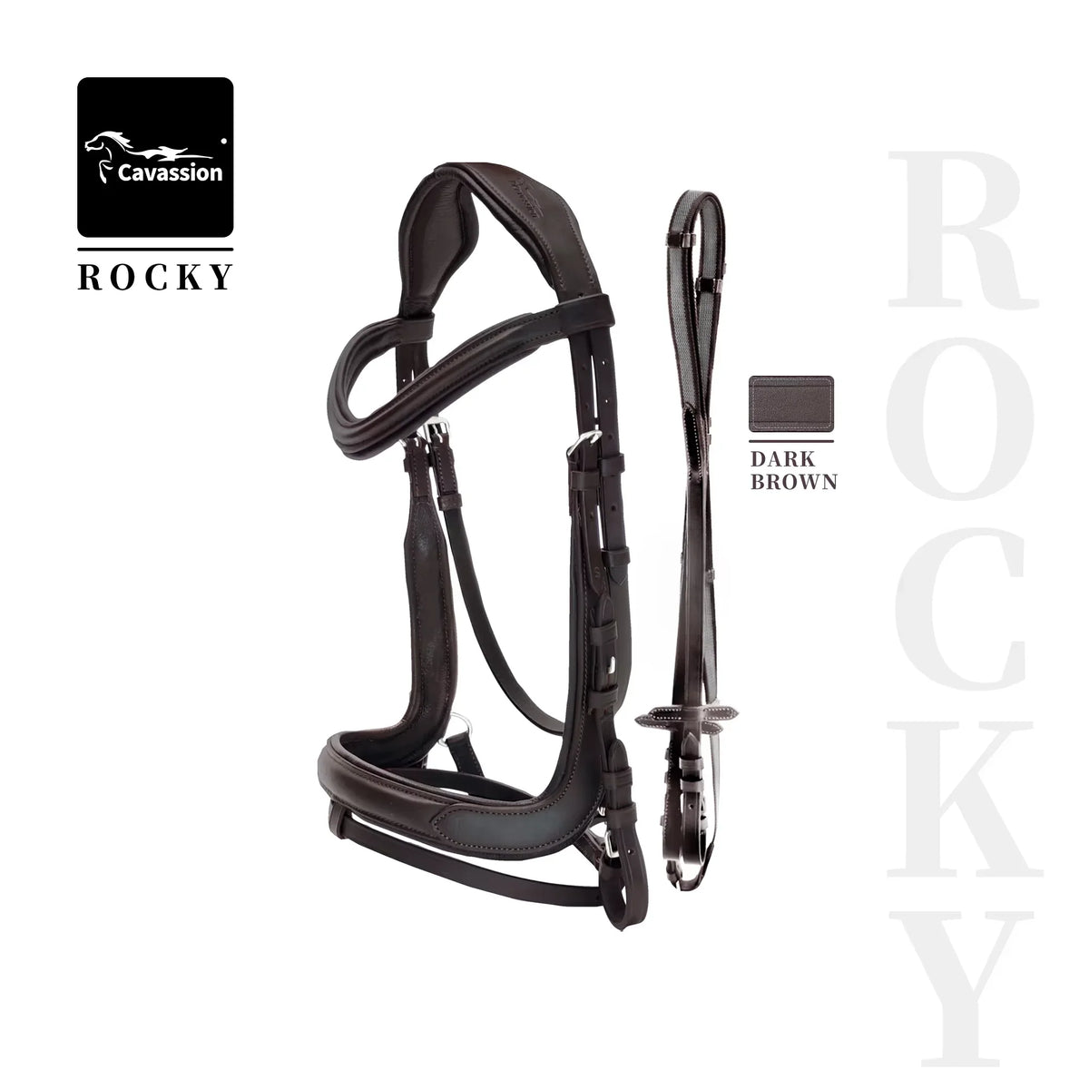 Cavassion equestrian non-slip bridle light - ProPawPet.com