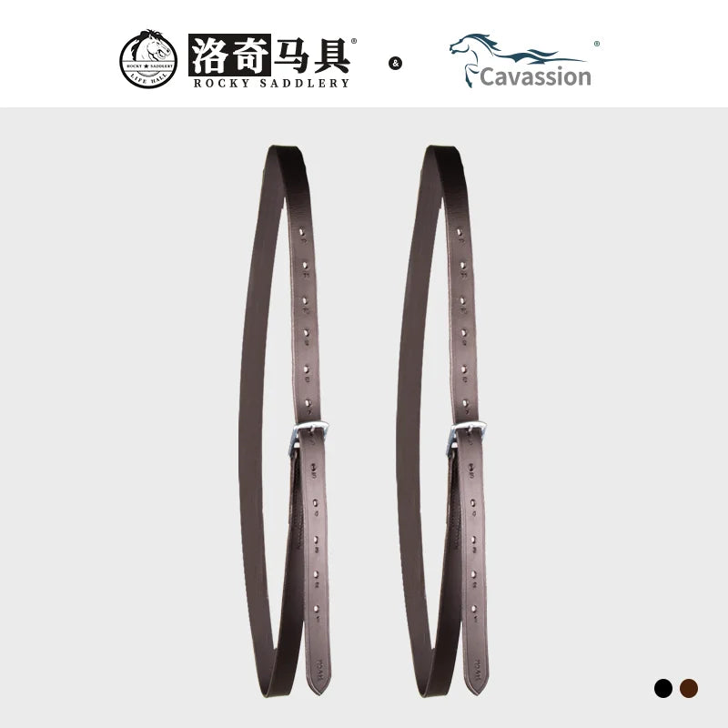 Equestrian Stirrups Straps Leather for Horses