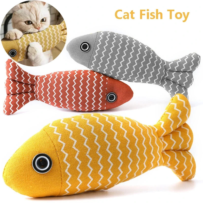 Cat Toys Fish Interactive Cat Toy Cat Chew - ProPawPet.com