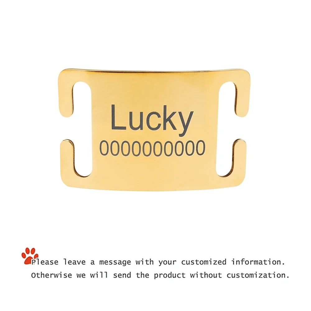 Curved Personalized Name Cat Dog Collar - ProPawPet.com