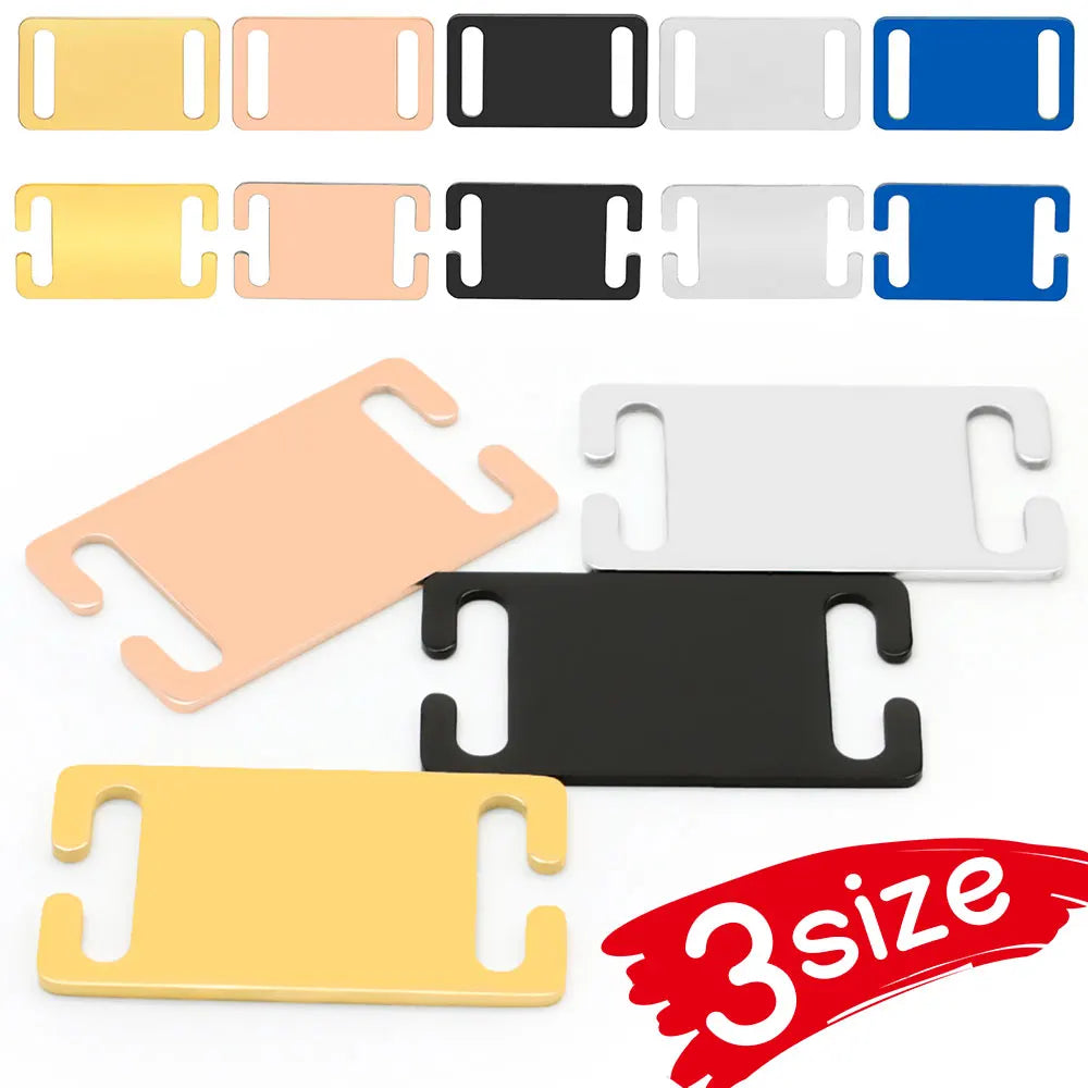 20Pcs Personalized Pet Dog ID Tag Square - ProPawPet.com
