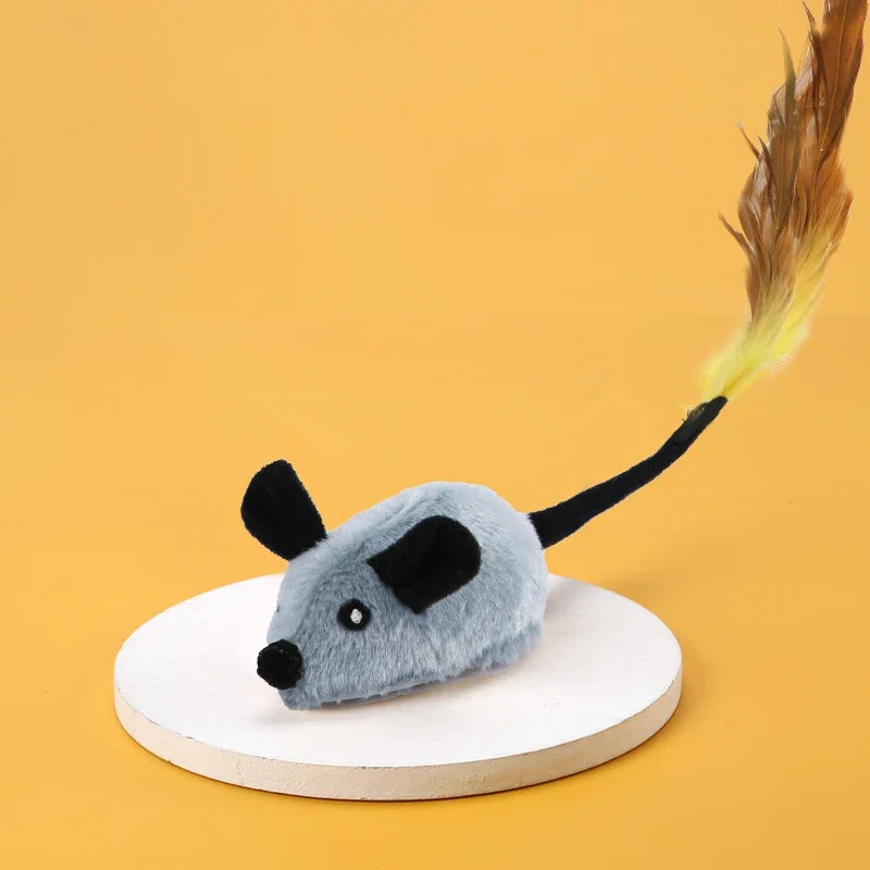 Smart Running Mouse Cat Toy Interactive Random Moving Electric – 3 Colors