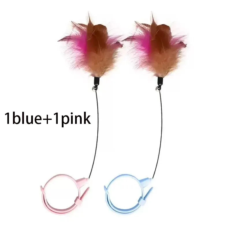Neck Wear Cat Collar Teaser Toys, Self Play Plaything – Cat Supplies