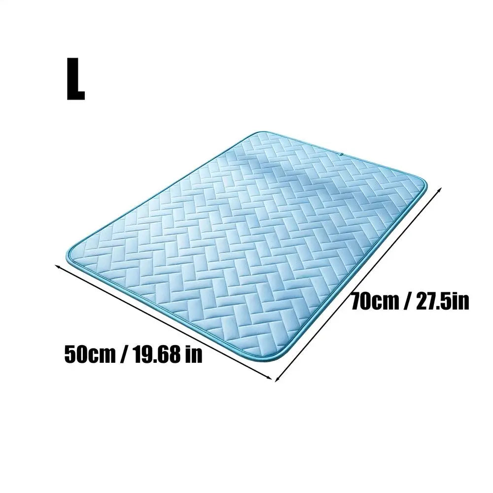 Ice Silk Cooling Pad for Dogs Breathable Pet Kennel – 5 Colors