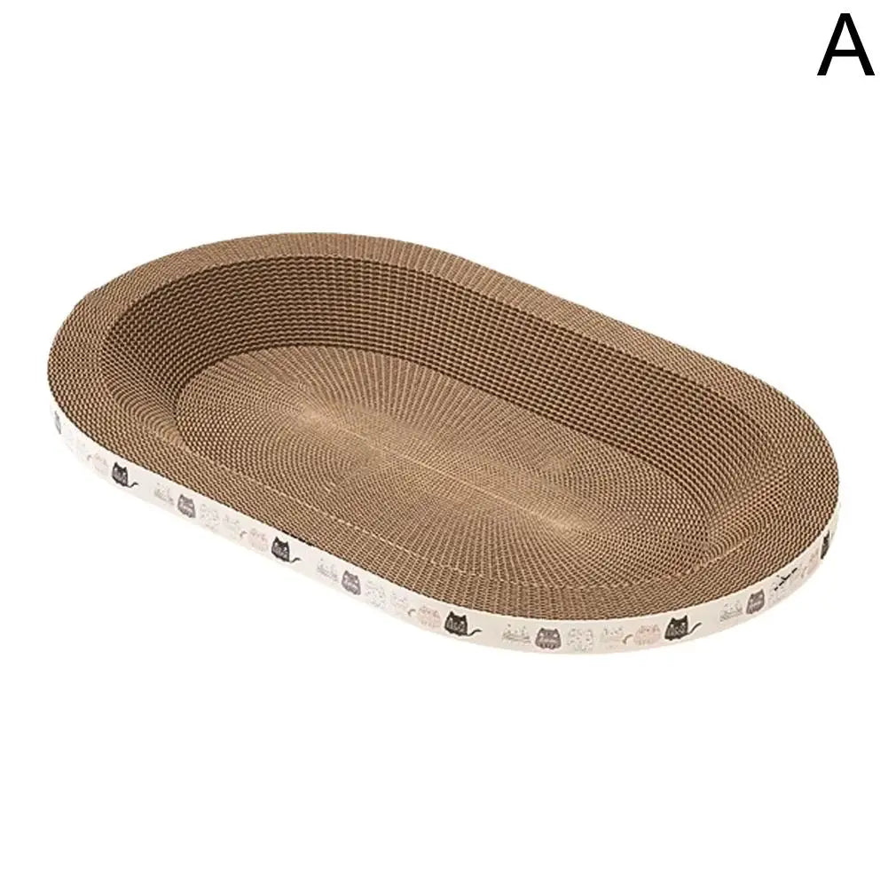 Cat Scratcher Cardboard Bed – 2 Colors