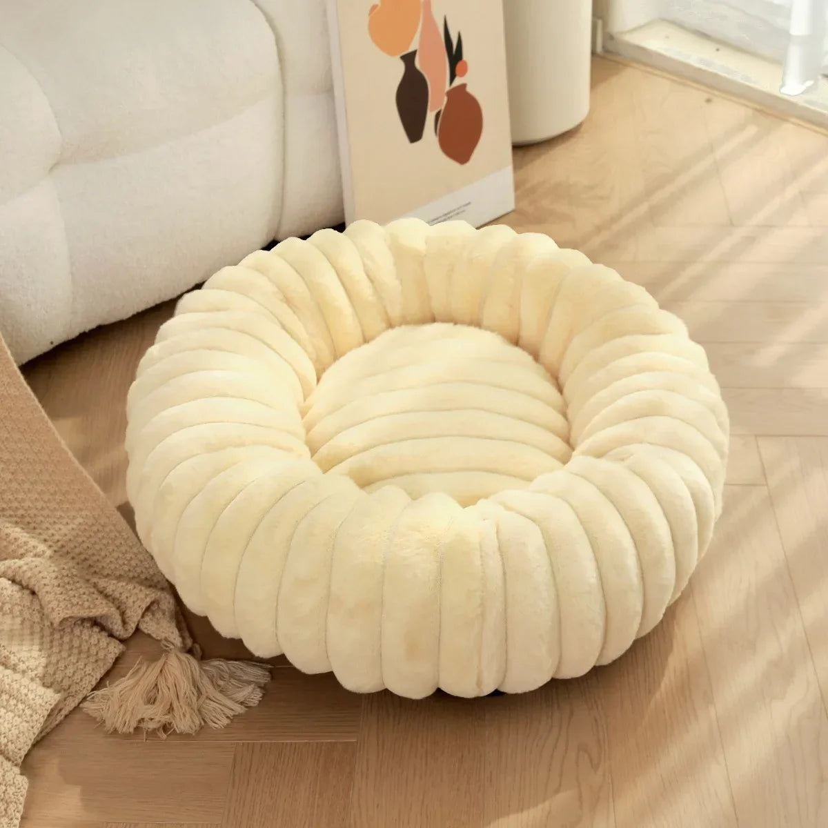 40-70cm Round Pet Bed for Dog Bed Super Soft - ProPawPet.com