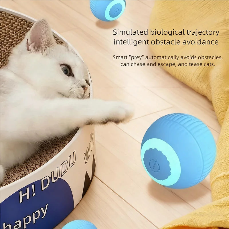 Automatic Rolling Ball Smart Cat Toy - ProPawPet.com