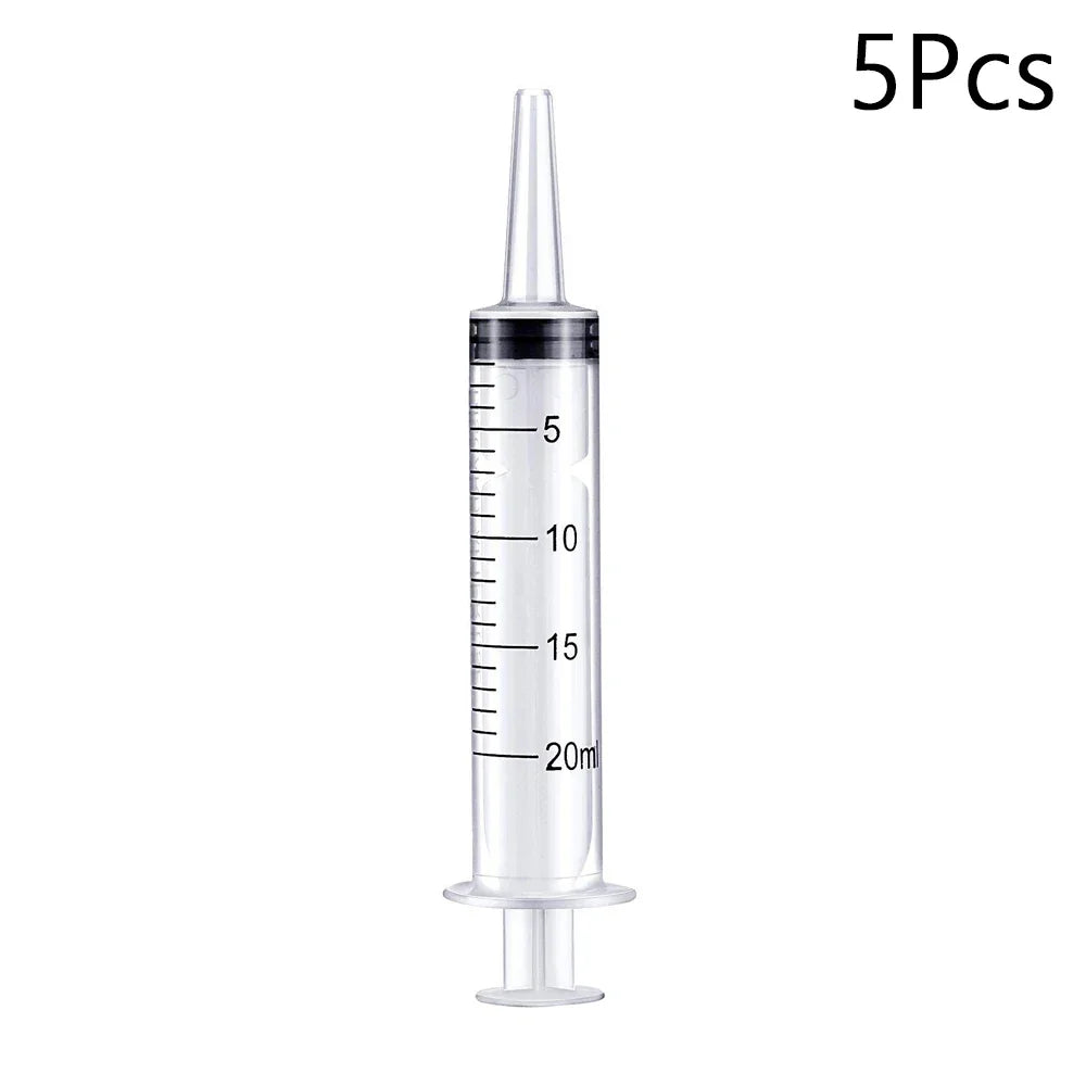 20ml Plastic Reusable 5 10 20 30 Without Needle Syringe – Dog Bowls & Feeders