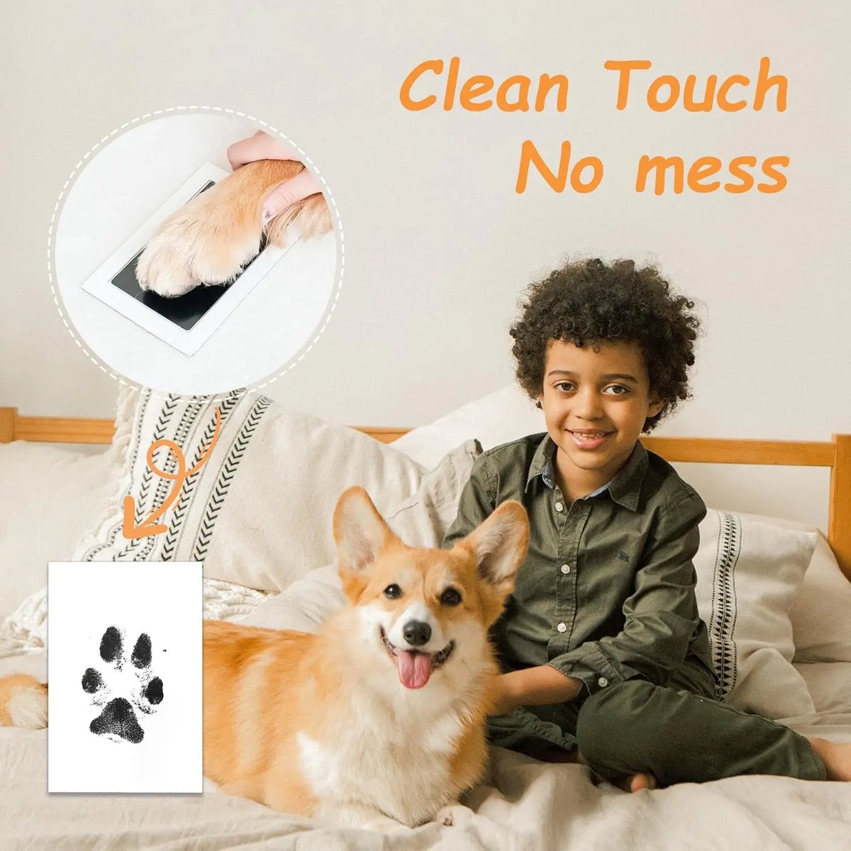 1/2pc Baby Footprints Handprint Ink Pads for - ProPawPet.com
