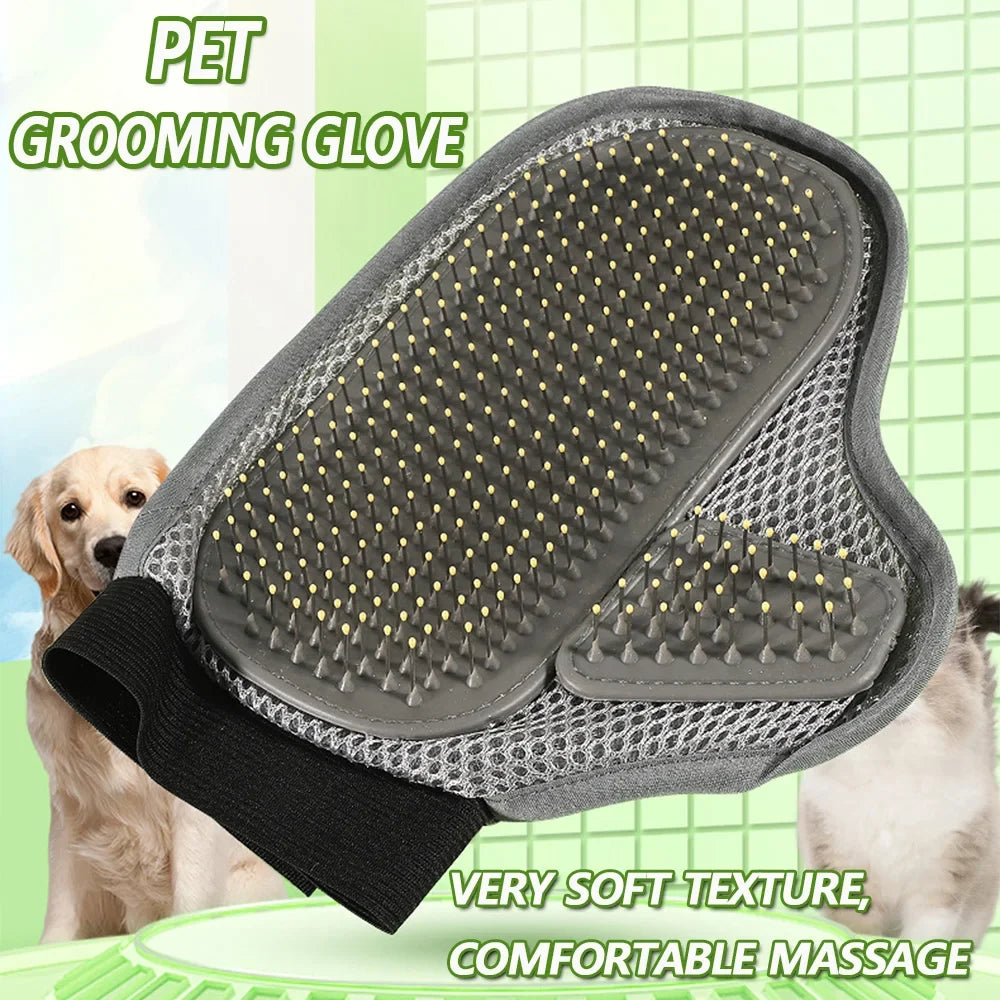 1Pc Pet Grooming Glove Hair Removal Brush - ProPawPet.com