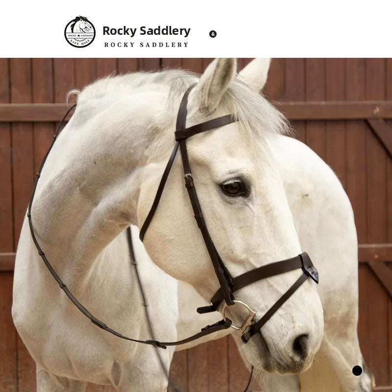 Pure Cowhide Flat Leather Water Leash Bridle - ProPawPet.com